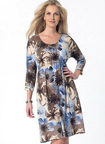 McCall's Patterns M7353 Misses' Raised Elastic-Waist Top and Dresses, Size A5