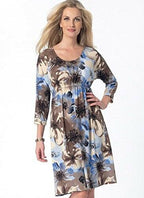 McCall's Patterns M7353 Misses' Raised Elastic-Waist Top and Dresses, Size A5