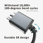 pengo USB-C to USB Micro-B 3.0 Cable (1.6 Ft) Compatible for TypeC Laptops Like