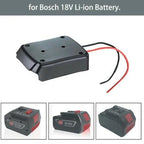 SDAZGVRK Power Battery Adaptor Wheel Compatible with Bosch 18V Battery, Powers
