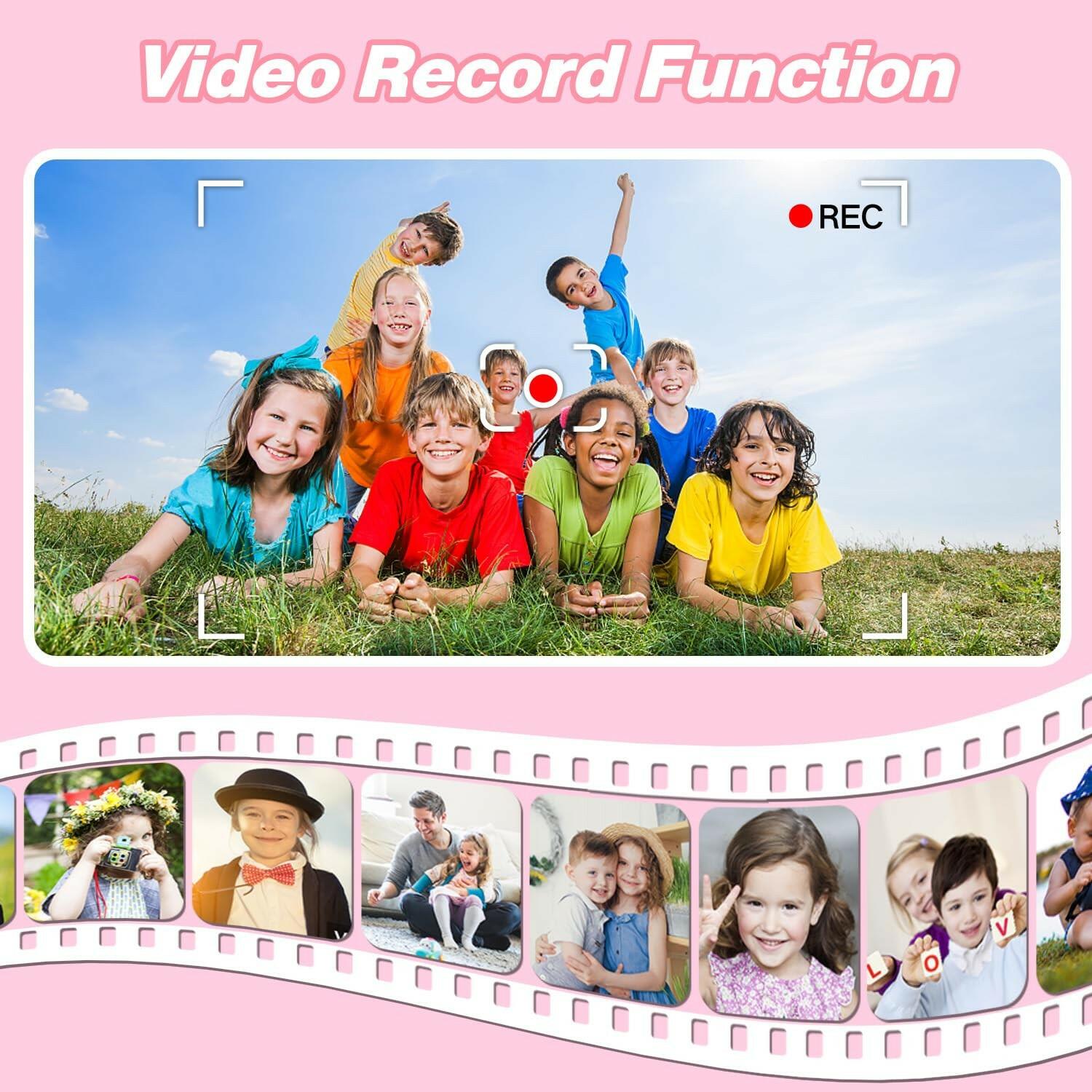 Goopow Kids Camera Toys for 3-8 Year Old Girls Boys,Children Digital Video