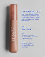 The Outset Lip Oasis Hydrating Lip Balm, Glossy Moisturizing Lip Treatment for