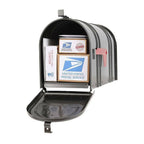 Postal PRO Carlton Post Mount Mailbox Pewter