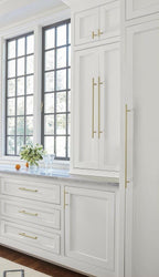 3 Pack Amerock | Cabinet Pull | Golden Champagne | 12-5/8 inch (320 mm) Center