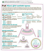 KWIK-SEW PATTERNS K0136OSZ Misses'/Girls'/Dolls' Aprons Sewing Template