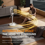 Greheywos 1500W Smart Space Heater with Thermostat, 120° Oscillation & Tilt