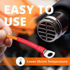 Wirefy | Heat Shrink Tubing - 1/2" inch - 3:1 Ratio - Adhesive Dual Wall