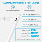 Stylus Pen for iPad (2025-2018), Fast Charge Pencil for iPad A16 11th/10/9/8/7/6