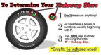 16" Silver Hubcaps Wheel Covers Set of 4 Ford Van Heavy Duty Premium