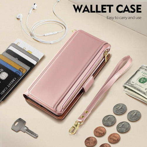 Antsturdy Compatible with Samsung Galaxy S25 Plus Wallet Case with Card