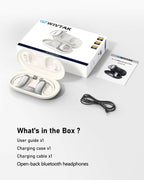 WIVTAK Open Ear Headphones Bluetooth 5.4, 62H Playtime, Air Conduction Wireless
