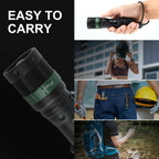 ULTRAFIRE 2pc 11-Inch Signal Traffic Wand Safty LED Flashlight 250 Lumen, Red