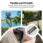 TELESIN Neck Mount SE 2.0 with Air Cushion, Adjustable Chest Strap and Neck