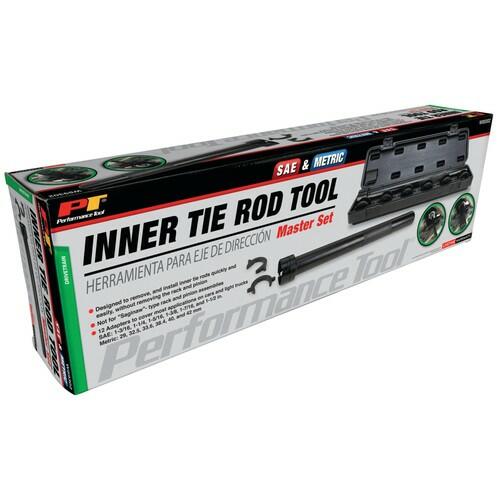 Performance Tool W89302 Inner Tie Rod Tool Master Set - Professional Grade Kit
