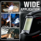 YESWELDER Auto Darkening Welding Helmet, Blue Light Blocking, 1/1/1/1 True Color