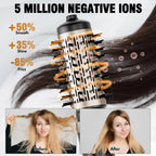 DAILYLIFE Rotating Hair Dryer Brush, Hot Air Brush, Spinning Blow Dryer Brush