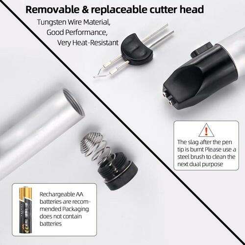 CYSFETENA Thread Burner Pen, Handheld Thread Zapper,Quick Melt One Touch Beading