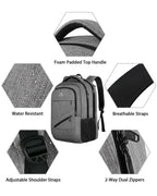 MATEIN Travel Laptop Backpack, 17 Inch Work TSA Approved Carry on Backpack,