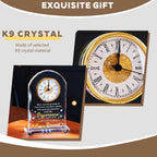 Ghtixsu 2026 Retirement Gifts for Women Men Crystal Clock, Going Away Gifts for