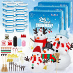 30 Pack Snowman Kit - Build a Snowman Kit DIY Christmas Craft Gifts - Creative