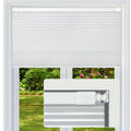 FabuBlinds 20" W x 48" H Cordless Cellular Shades, No Drill No Tools Honeycomb