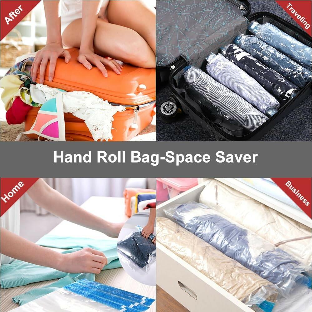 ALMING Compression Bags - Travel Essentials - 12 Pack Space Saver Bags - No