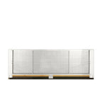 Husky 52 in. W to 72 in. W Stainless Steel Adjustable Pegboard