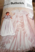 BUTTERICK 4964 Infants Christening Outfit Sewing Pattern Sizes: S, M, L, XL