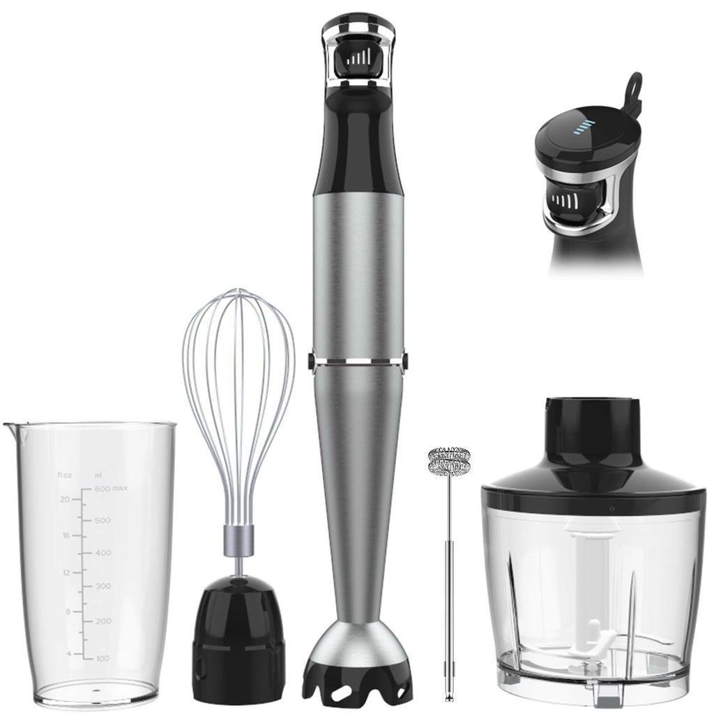 Immersion Blender Handheld Corded Hand Blenders Set 1100W, Trigger Variable