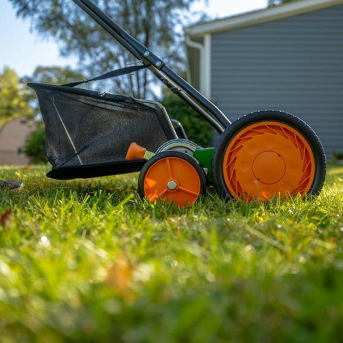 Scotts 20in Manual Walk Behind Reel Lawn Mower Grass Catcher