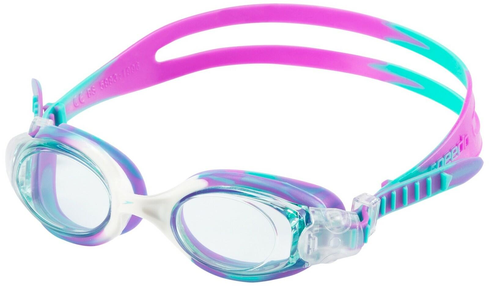 Speedo Unisex-Adult Swim Goggles Hydrosity, White Cloud