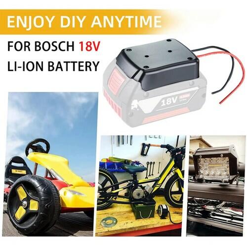 SDAZGVRK Power Battery Adaptor Wheel Compatible with Bosch 18V Battery, Powers