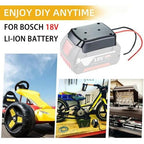SDAZGVRK Power Battery Adaptor Wheel Compatible with Bosch 18V Battery, Powers