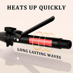 MAXT Curling Irons 1 in Waver Curling Wand Ceramic Tourmaline Hair Curler Dual