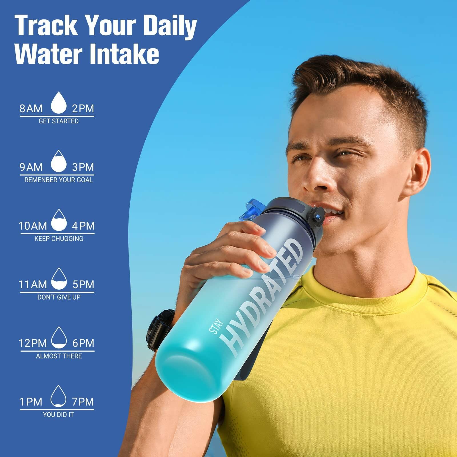 1 PACK Sahara Sailor Water Bottle 32oz, Durable and Leakproof Water Bottles