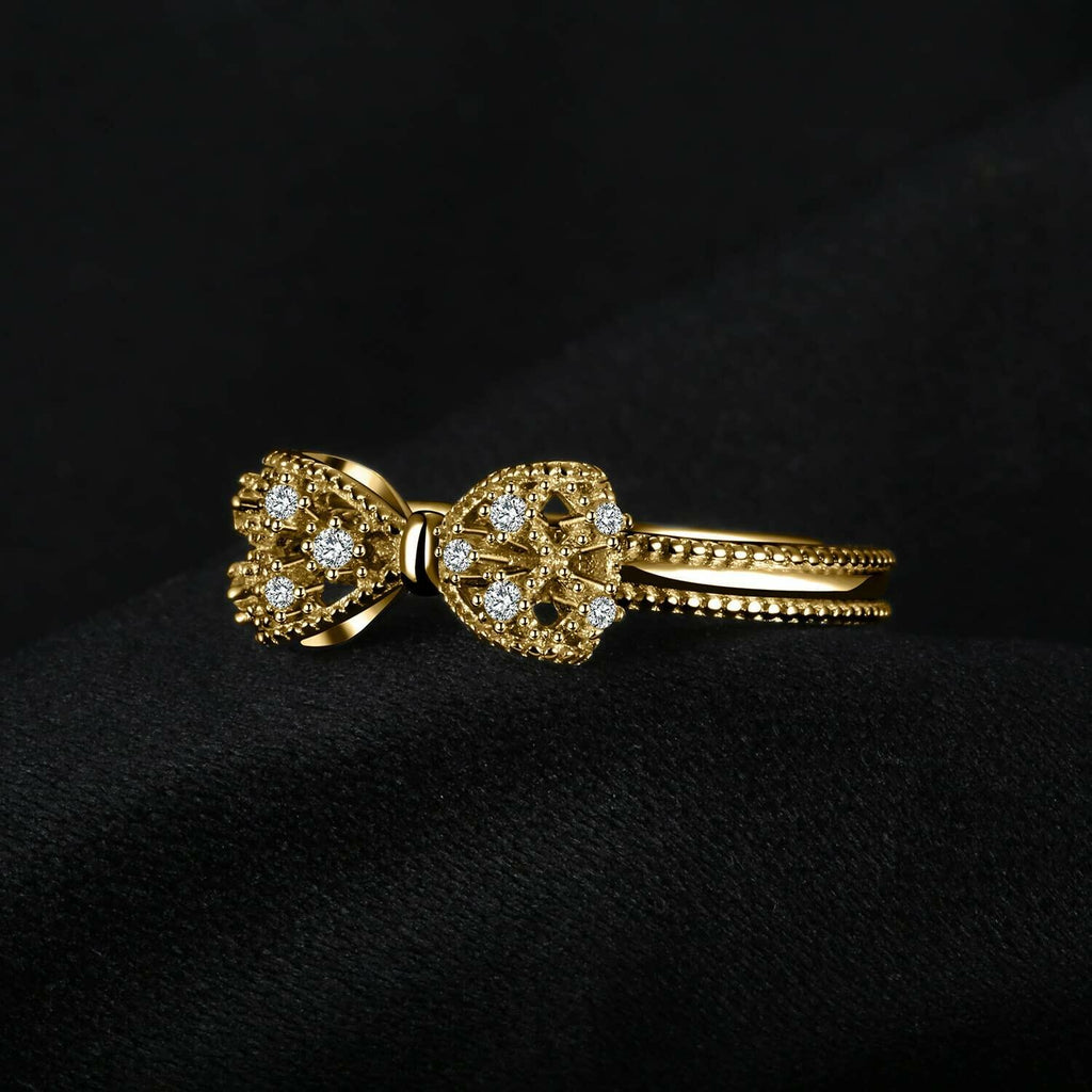 JewelryPalace  Size 8 14k Yellow Gold Plated 925 Sterling Silver Rings for