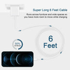 2 PACK CXX i Phone Charger Fast Charging, MFi Certified, 20W USB C Block with