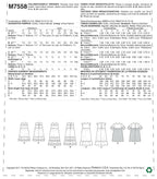 McCall's Patterns Children's/Girls' Sleeveless and Ruffle Sleeve Empire-Waist