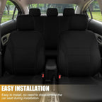 TNAIYH Car Seat Cover Full Set, Fashion Soft Sponge Vehicle Front and Rear Split