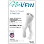 NuVein Compression Socks, 8-15 mmHg Support for Men, Padded Cushion Foot, Knee