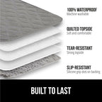 OPEN BOX - GORILLA GRIP Waterproof Couch Cover for Dogs, Gripped Slip Resistant