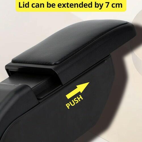 AULPHIKE Compatible with Scion XB XA Armrest Car Center Console Organizer