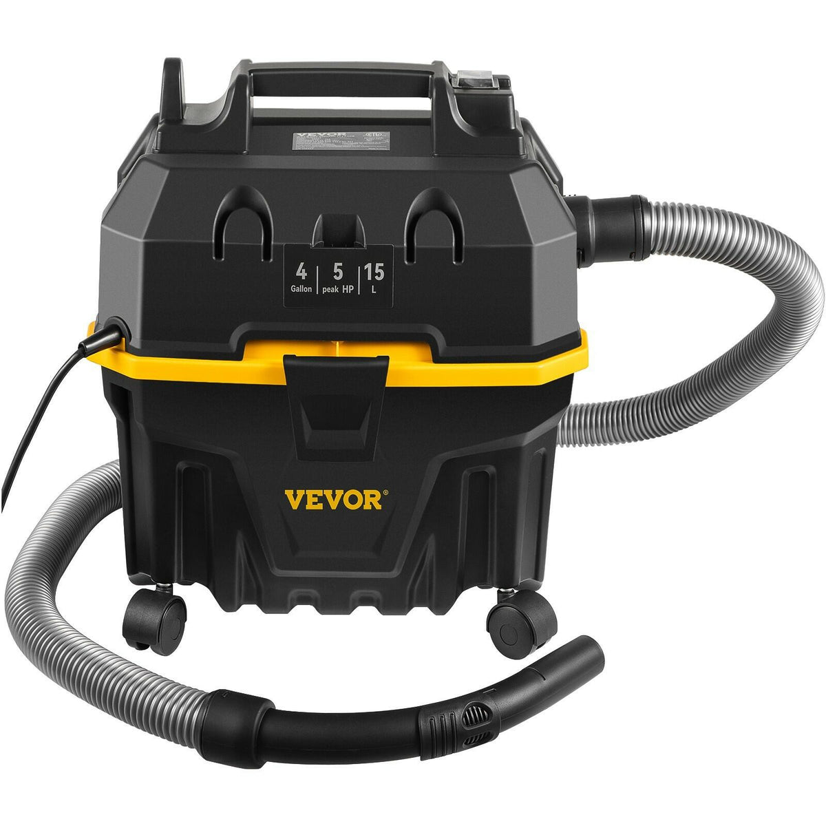 VEVOR Wet/Dry Vacuum Shop Vac 4 Gallon 5 Peak HP 3-in-1 Blower Portable