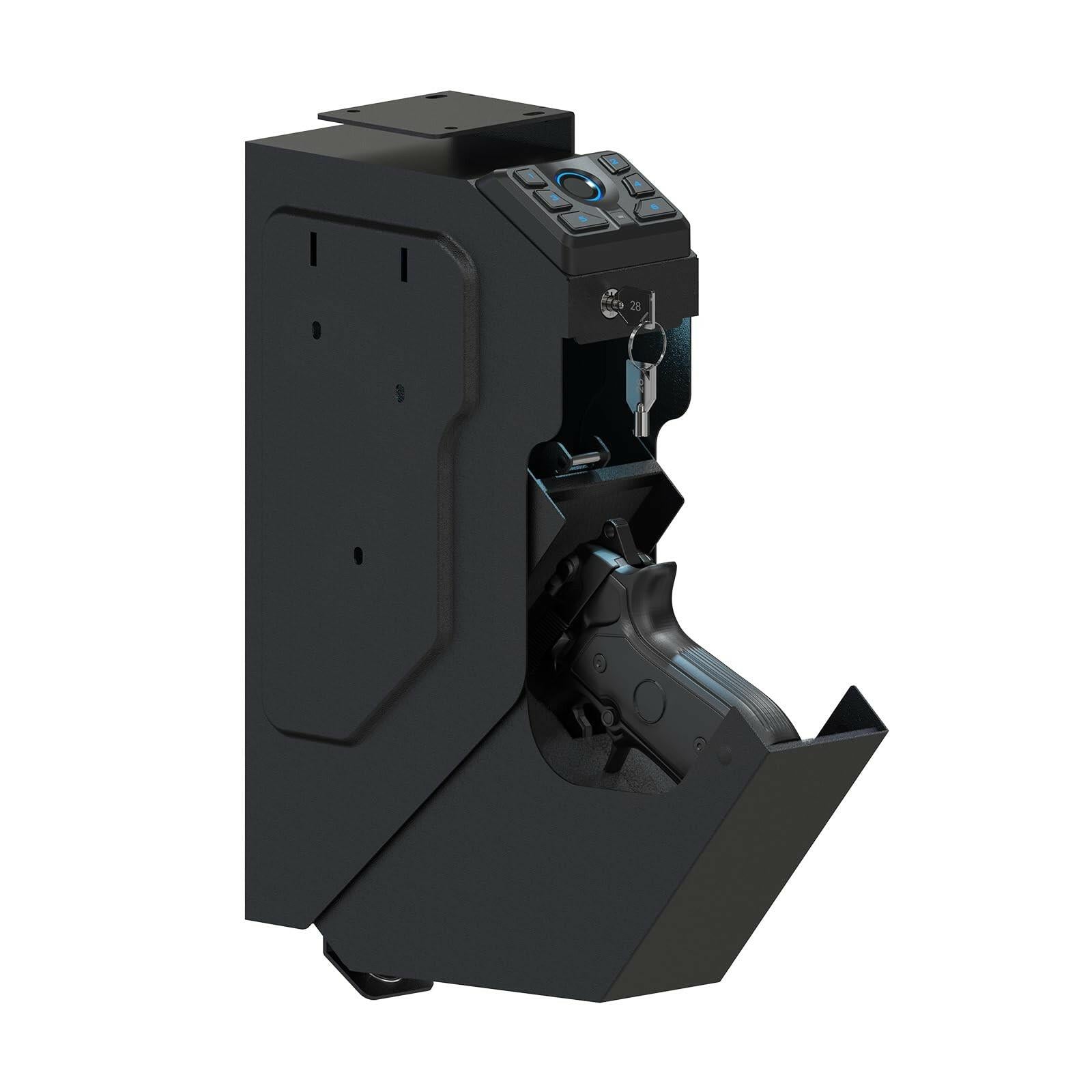 VERPROOF Biometric Gun Safe for Handgun Drop Down Pistol Safe, Smart Pistol Safe