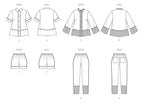 McCall's M8484A Misses' Pajamas Top, Shorts, and Pants Sewing Pattern Packet,