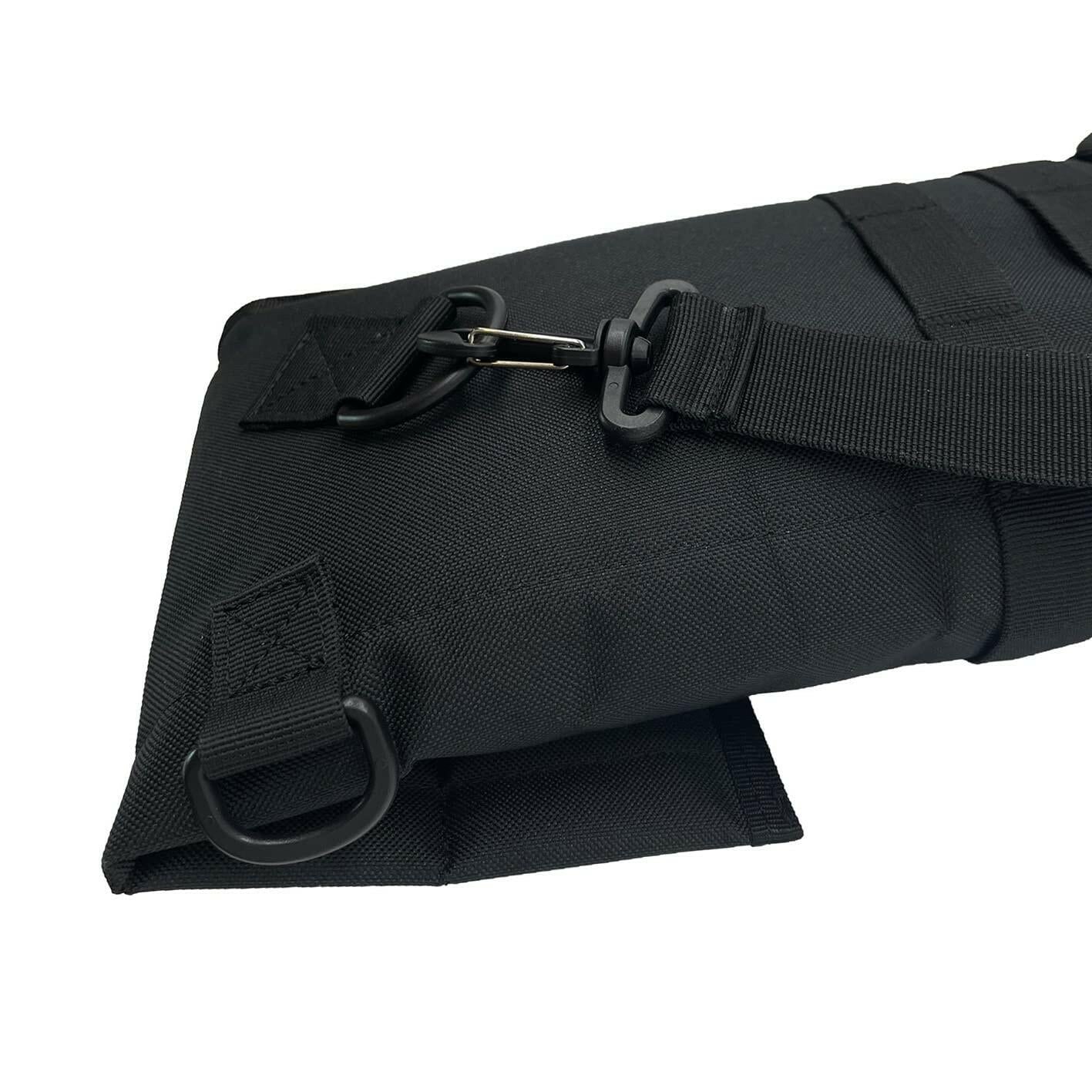 Silfrae Tactical Shotgun Rifle Scabbard Bag Shoulder Bag (Black)