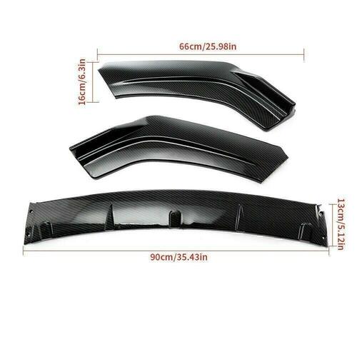 For Mercedes-Benz Car Front Bumper Lip Spoiler Splitter Body Kits Carbon Fiber