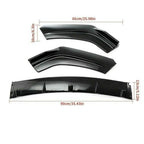 For Mercedes-Benz Car Front Bumper Lip Spoiler Splitter Body Kits Carbon Fiber