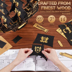 ROKR 3D Wooden Puzzle Seahorse Barque Model Kit Gift Adults Teen