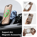 CAPRARO Magnetic for iPhone 17 Pro Case, Upgraded [Full Camera Protection]